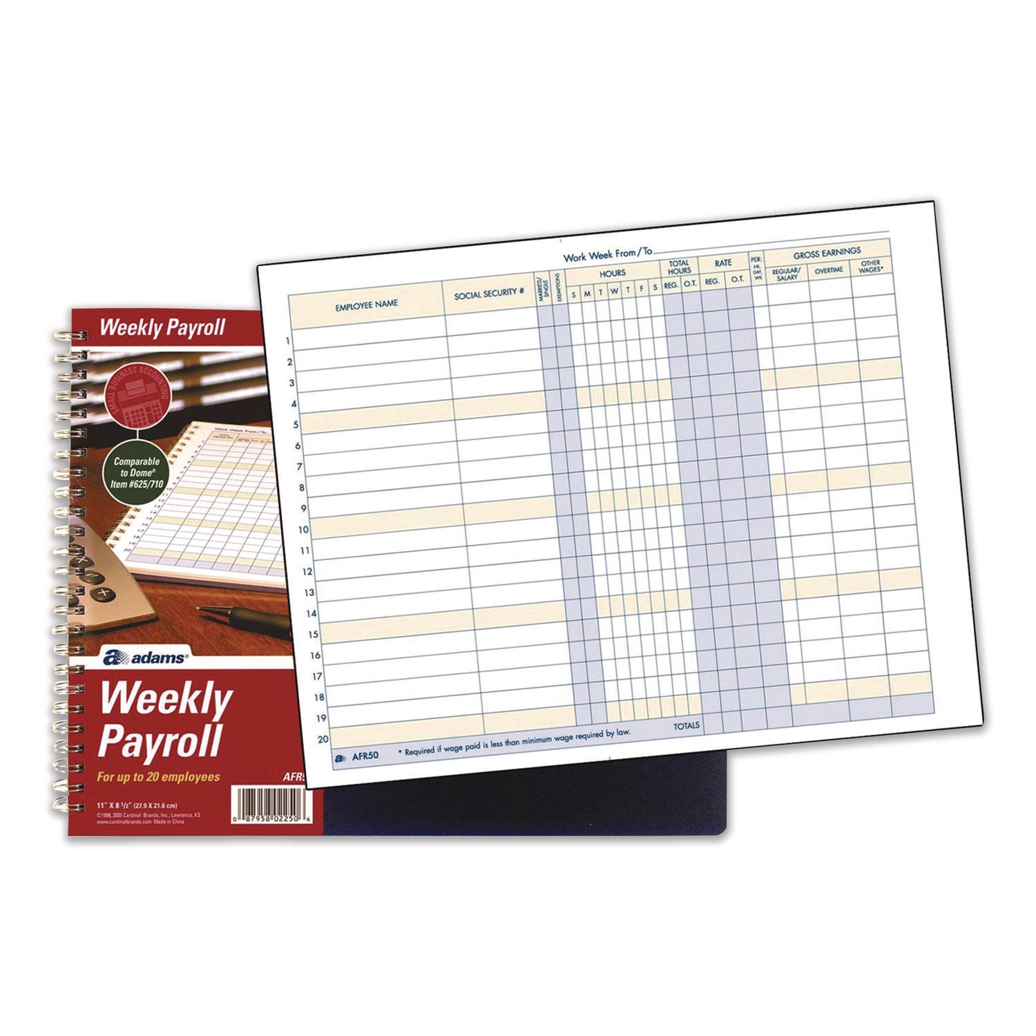 adams-r-weekly-payroll-record-book-for-20-employees-two-page-spread-36-columns-royal-blue-cover-8-5-x-11-sheets-56-sheets-book-abfafr50_1